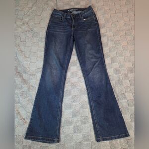 M Jeans By Maurices Women's Curvy High Rise Curvy Boot Blue Jeans Size 8